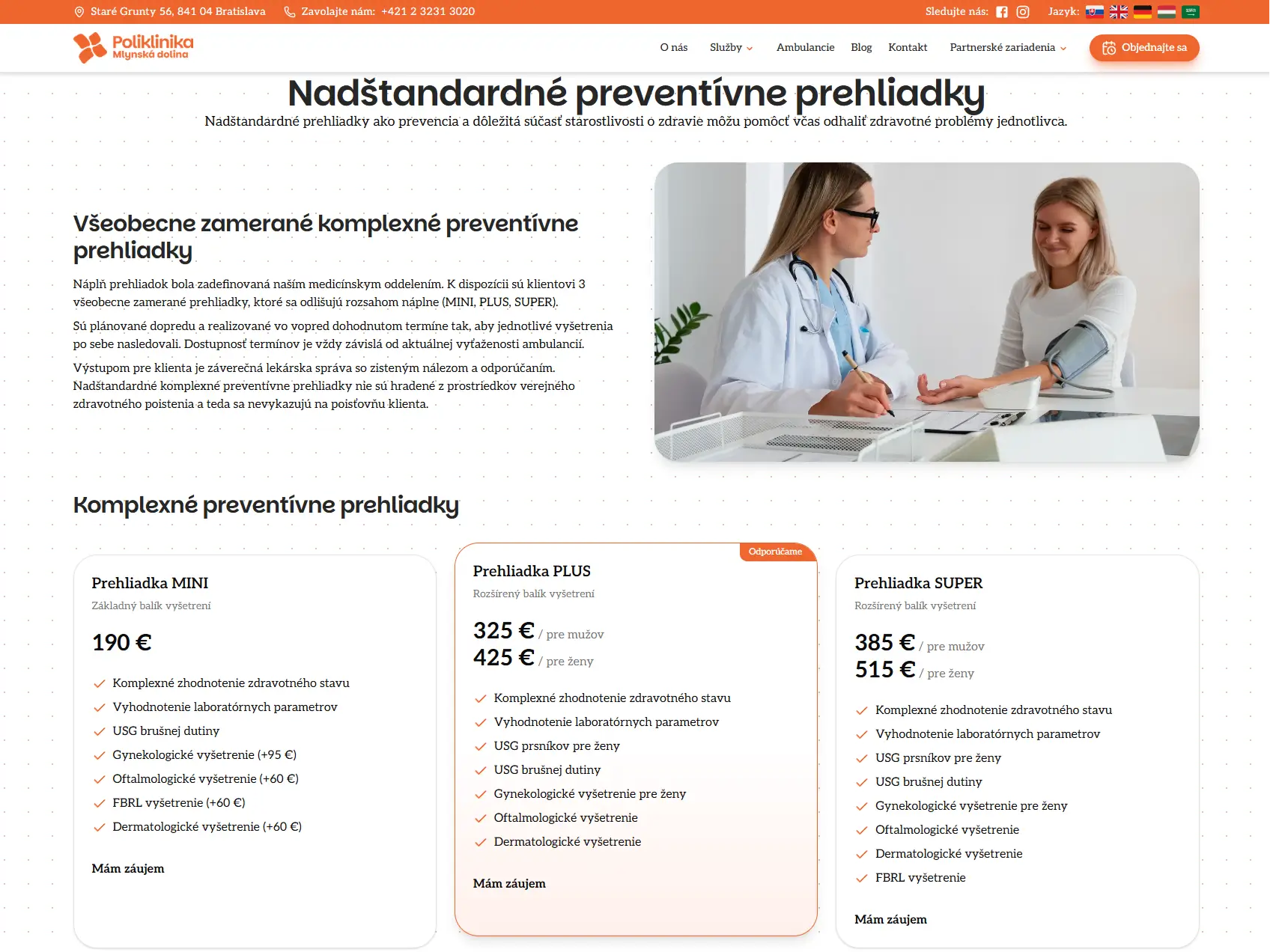Preventívne prehliadky